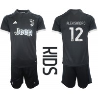 Dětský Fotbalový dres Juventus Alex Sandro #12 2023-24 Třetí Krátký Rukáv (+ trenýrky)